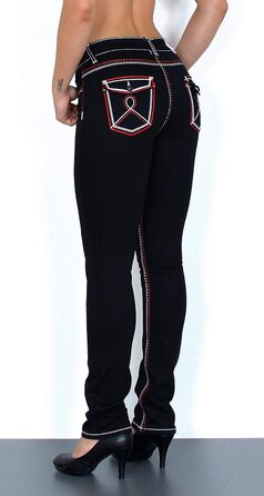 Жіночі джинси ESRA Straight Leg J755/J753, великі розміри, товсті шви