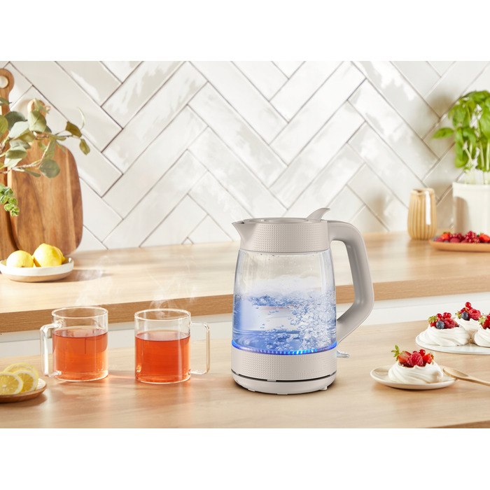 Електричний чайник Tefal KO2G0BE0, 2000 Вт, 1,7 л, прозорий