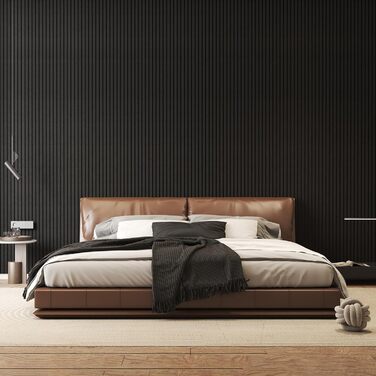 Акустичні панелі TONOR самоклеючі для звукоізоляції, шумопоглинаючі панелі для студії, офісу та дому, 120x60x1.8 см, чорний колір, 4 шт.