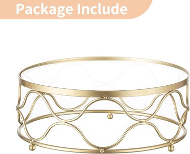 Підставка для торта NUPTIO: кругла, 30 см, з акриловою платформою. Ідеально для весілля, дня народження, дитячого свята, декору.