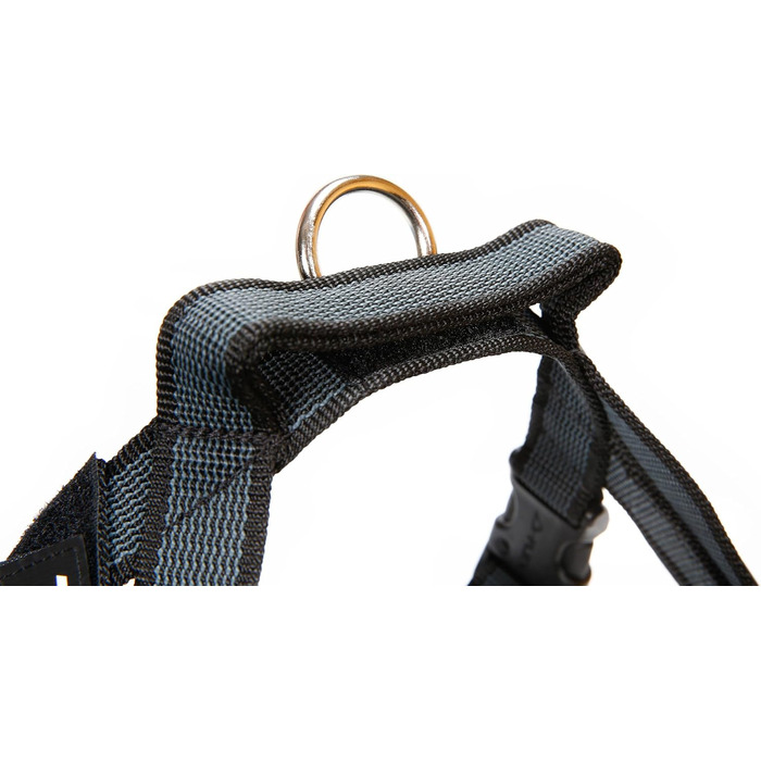 Шлейка Julius-K9 IDC® Color & Gray® чорно-сіра S / Mini