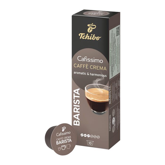 Бокс для зберігання кавових капсул Tchibo Cafissimo Caffè Crema Barista, 80 шт (8х10), екологічні та справедлива торгівля