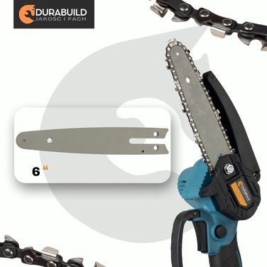 Акумуляторна ланцюгова пила Durabuild 500 Вт 21 В 6
