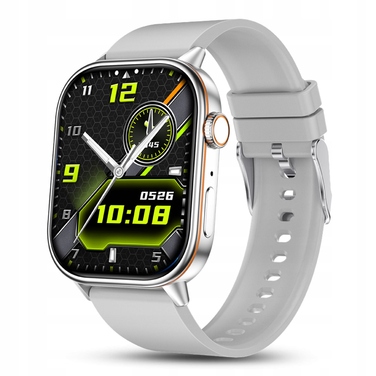 Жіночий смартгодинник JG Smart QX17 з GPS, сріблястий