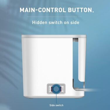 Клема з кабельною коробкою білого кольору, мережевий фільтр із 5 розетками та 3 USB-портами, органайзер для столу, коробка для кабелів з адаптером розеток, 29.5 * 14 * 14 см, кабель 2 м білий