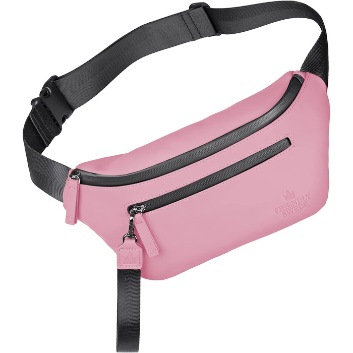 Bauchtasche VRETA від The Friendly Swede: стильна поясна сумка, бананка для жінок та чоловіків, рожевого кольору