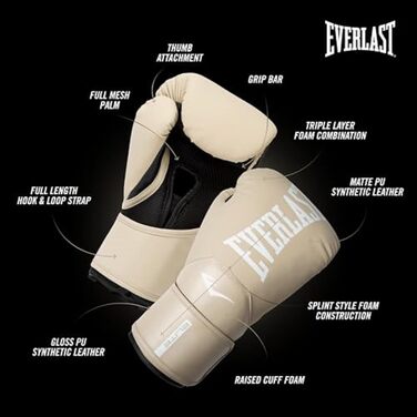 Боксерські рукавички Everlast Elite Prostyle для жінок (12OZ, Champagne)