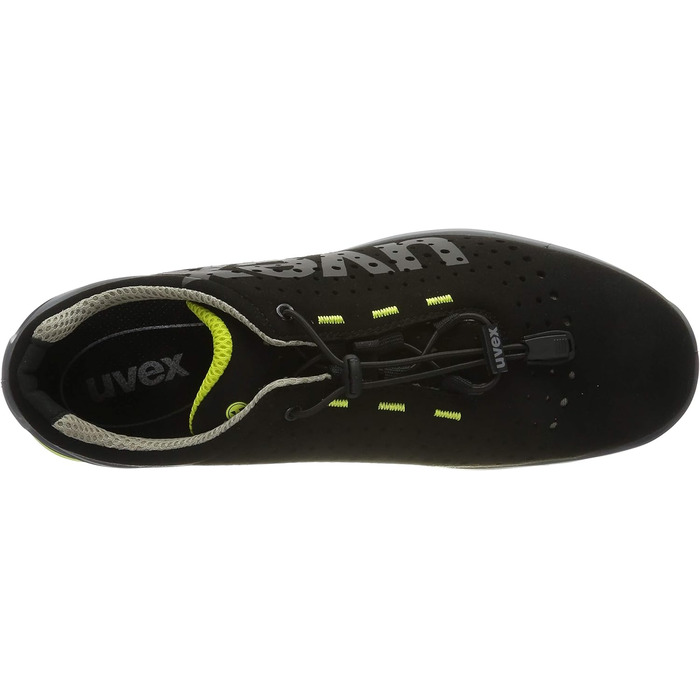 Робочі черевики Uvex 1 - Безпечні черевики S1 SRC ESD - Синій (39 EU, Чорний Lime)