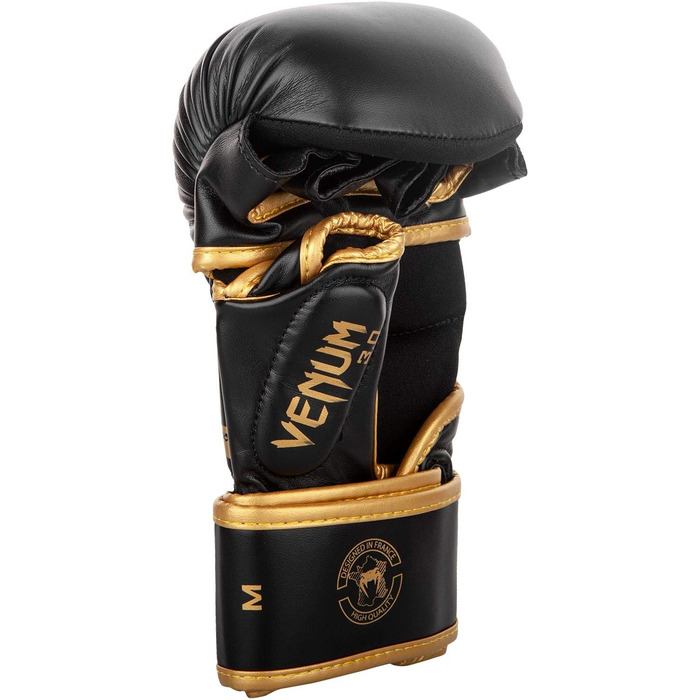 Рукавички для спарингу MMA Challenger 3.0 чорного та золотого кольорів, розмір M