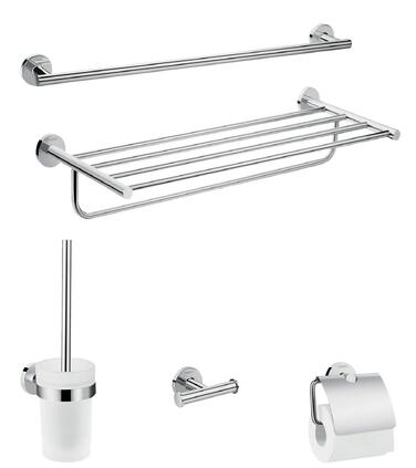 Тримач для туалетного паперу Hansgrohe Logis Universal, настінний, приховане кріплення, хром, 41726000