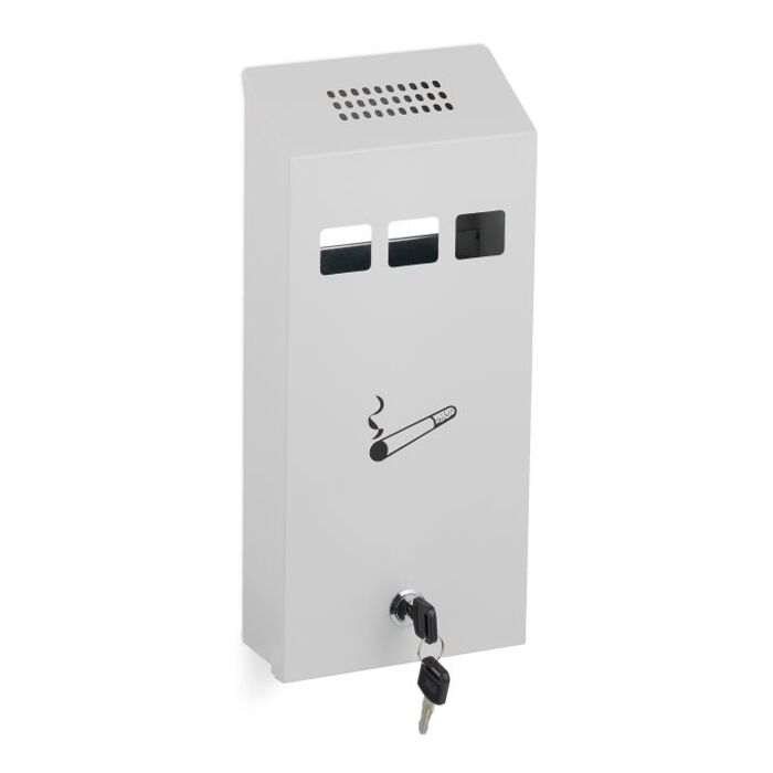 Relaxdays White Wall-Mounted Cup Holder