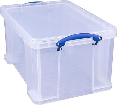 Пластикова прозора коробка для зберігання Really Useful Box 48 літрів, 402x315x610 мм, поліпропілен