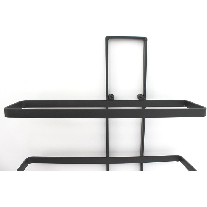 DanDiBo Wine Rack Bottle Shelf Metal Black Wall Mounted - This 116 cm (45.7 in) unit holds 10 bottles - Bottle Stand Bottle Holder