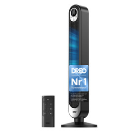 Турбовентилятор Dreo з потужним мотором 20dB: тихий, з дистанційним керуванням, 9 режимів, 90° осциляція, таймер 12 годин. Ідеально для спальні.