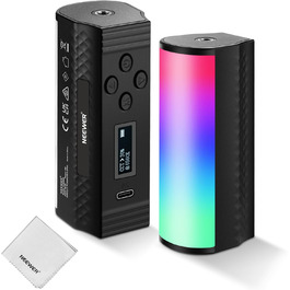 NEEWER LED відеоліхтар з магнітним кріпленням та штативом, RGB, 2500-8500K, 2500mAh, TL96RGB