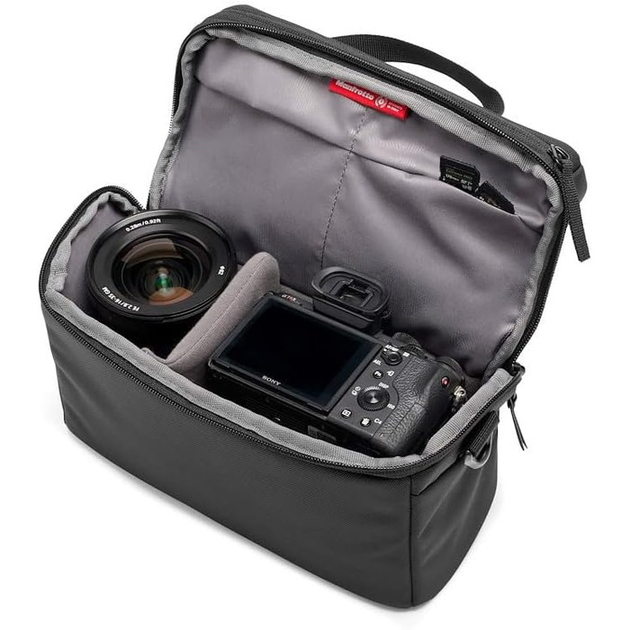 Manfrotto Advanced Shoulder Bag M III - Сумка для дзеркальної та бездзеркальної камери з об'єктивом, з кріпленням для штатива та дощовиком