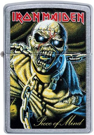 Запальничка Zippo Iron Maiden унісекс, хромована, штормова