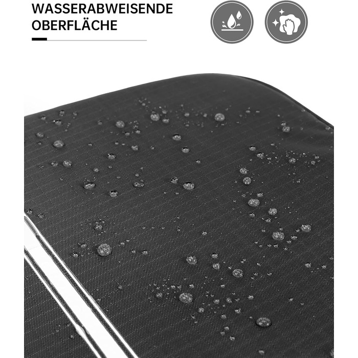 Сумка для туалетних аксесуарів на гачок, велика дорожня сумка-органайзер для жінок та чоловіків, 4-в-1 водонепроникна, армійний зелений (чорний)