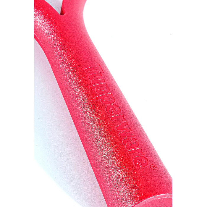TUPPERWARE Universal Peeler (2) Red D119 Flat Grind Wavy Grind