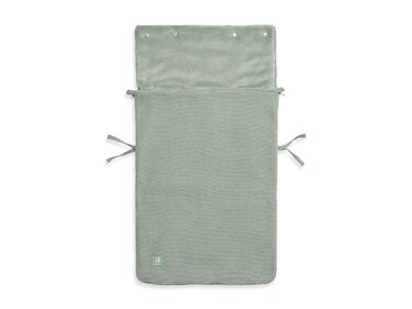 Дитячий конверт Jollein Basic Knit Forest Green для автокрісла та коляски, трикотажний, флісовий, універсальний, зелений
