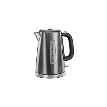 Електричний чайник Russell Hobbs Luna 23211-70 зі сталі, 1.7 л, 2400 Вт, сірий — з функцією швидкого закипання та фільтром від накипу