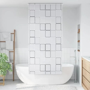Штора для душу вінілова VidaXL, 240 x 100 см