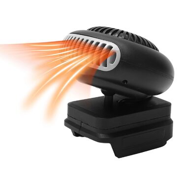 Портативний електрообігрівач для авто, офісу та дому, 170W, з регулюванням температури 30-80°C, захист від перегріву та перекидання