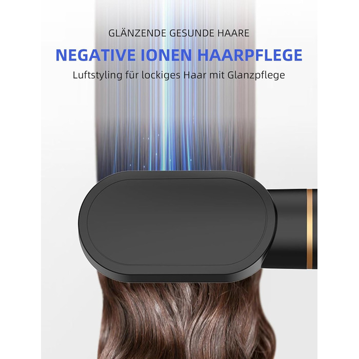 Набір Airstyler 5 в 1: фен-щітка, локони, об'єм, випрямлення. Підходить для сушіння та укладки волосся. (EU штекер)