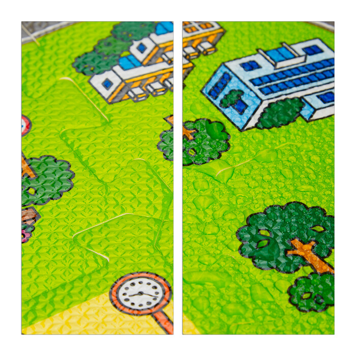 Relaxdays Puzzle Mat Road with Animals