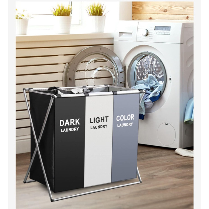 YIHAOBOX Laundry Baskets Large Foldable Laundry Bag Dirty Basket Waterproof Clothes Classification Bathroom Organizer - Laundry Basket - Laundry Chest