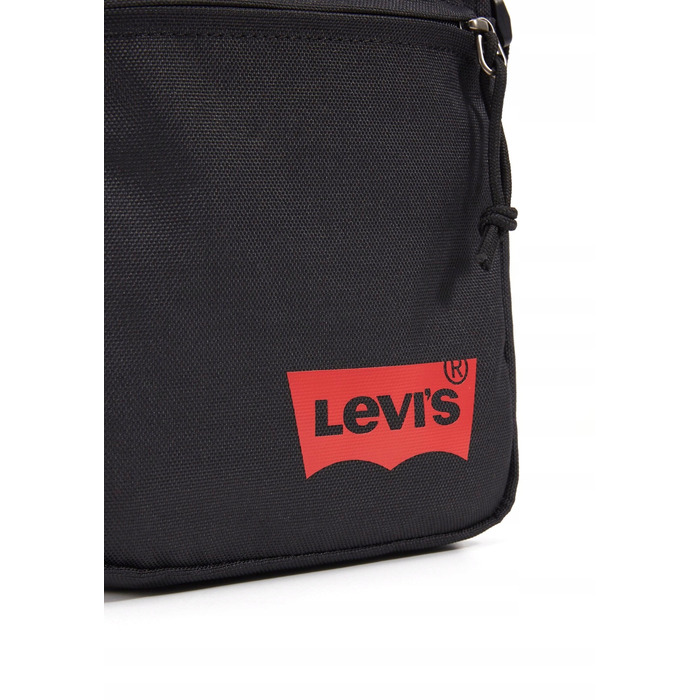 Чоловіча сумка-месенджер Levi's Mini Crossbody Solid Batwing, чорна