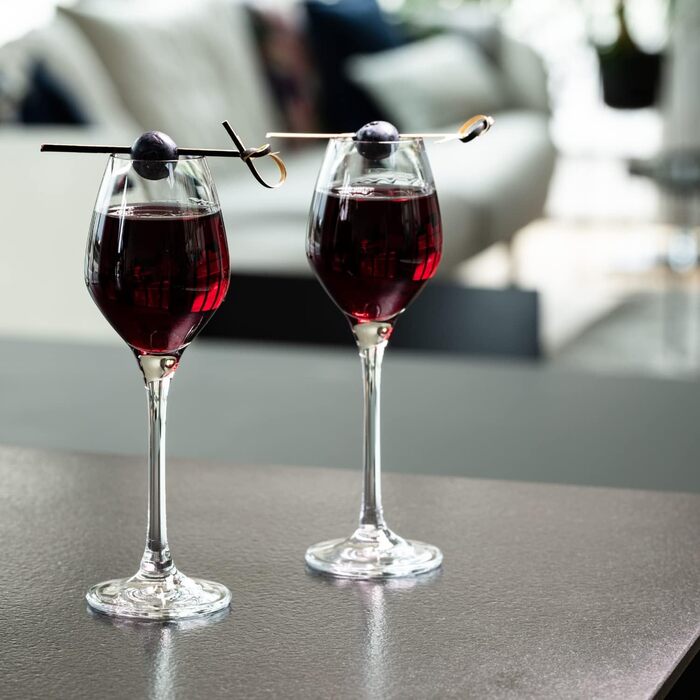 Набір келихів для шампанського Krosno Champagnergläser Set (6 шт.) 210 мл, Splendour, скло без свинцю, елегантний дизайн, для шампанського, просекко, святкові події