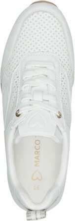 Жіночі кросівки Marco Tozzi, білі, на шнурівці, веганський матеріал (40 EU)
