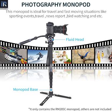 Штатив для камери INNOREL RM285C: професійний, легкий, для Canon, Nikon, Sony DSL