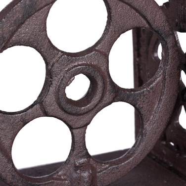 Relaxdays Retro Cast Iron Bookend