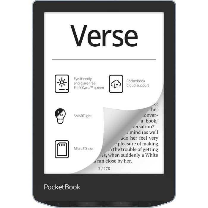 Pocketbook Verse - електронна книга Mist Grey