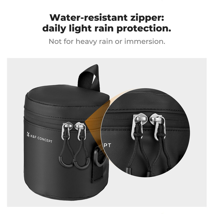 Чохол для об'єктива K&F Concept, водонепроникний, захисний, для DSLR/SLR об'єктивів