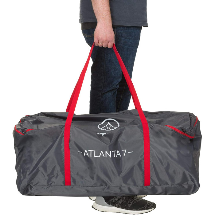 JUSTCAMP Atlanta 7-Personen Familienzelt