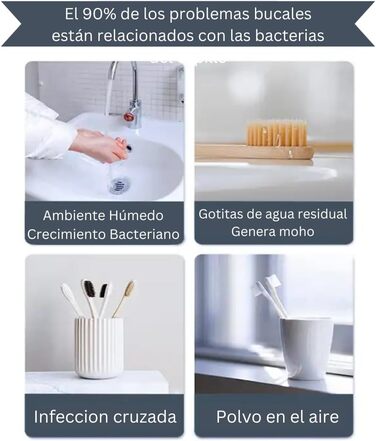 Super Toothbrush Holder, UV Toothbrush Sterilizer, Electric Toothbrush Holder, 2000 mAh, Timer Function