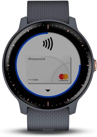 Розумний годинник Garmin vívoactive 3 Music з GPS, музичним програвачем та Garmin Pay (блакитний)