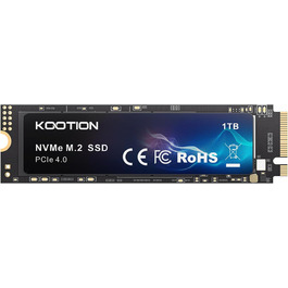 SSD KOOtion 1TB NVMe PCIe 4.0: Швидкий SSD для PS5, ігор та відеомонтажу