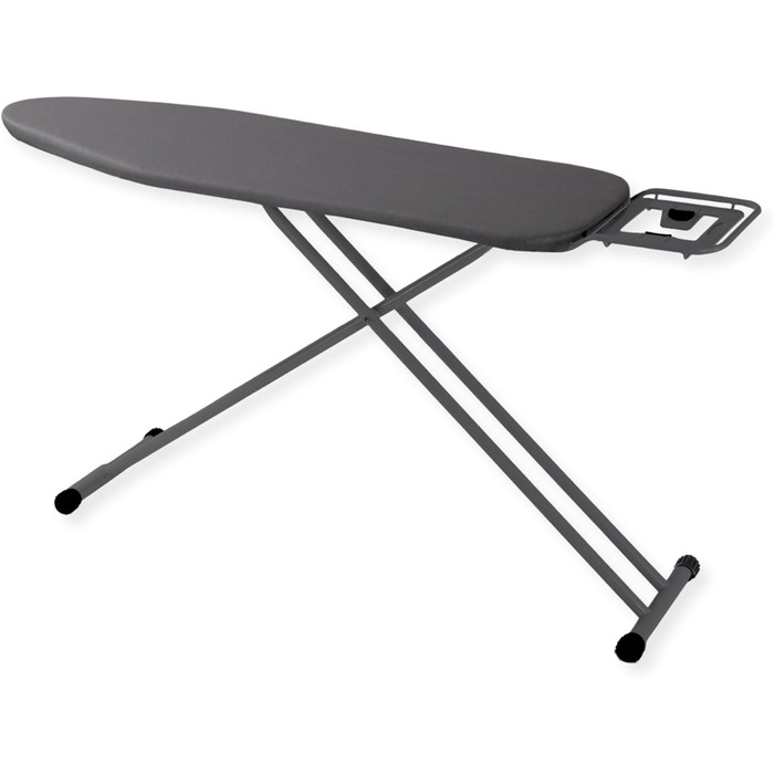 Прасувальна дошка SensaHome – складана, 120x38 см, з підставкою для праски, квітковий принт (темно-сірий)