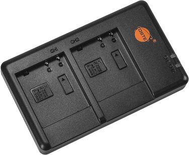 Зарядний пристрій DSTE для акумуляторів Panasonic DMW-BCF10E, DMW-BCG10, DMW-BCJ13E, CGA-S/106B, DMW-BCG10E, DMW-BCG10PP, DMW-BCJ13PP - Dual USB, швидка зарядка