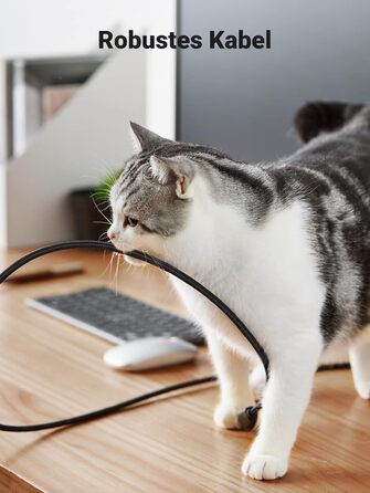 Кабель HDMI UGREEN 4K 60Hz UHD 2.0 з ARC, HDR, 3D, 18Gbps, Ethernet, позолочений, 2 метри