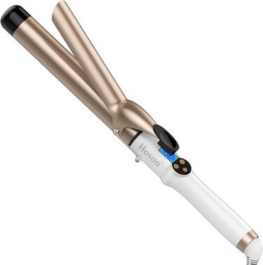 Hoson Lockenstab Pro Curl: Керамічний локон з турмаліном, LCD дисплей, 9 температурних режимів, 32 мм, рукавичка