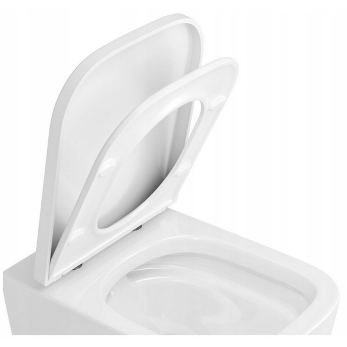 Кришка для унітаза Excellent біла, duroplast, з плавним опусканням CENL.3515.500.WH