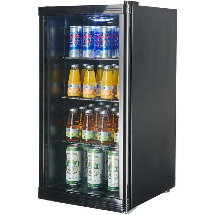 Холодильник для напоїв METRO Professional GSC2125B, 88 л, чорний