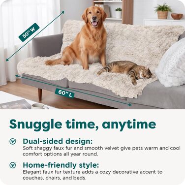 Кішка ліжко Furhaven Polar Fleece, Розмір Small, Тент, Складане, Миється - Сірий Дуб (152x127x1 см)