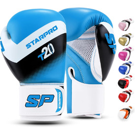 Боксерські рукавички Starpro T20 для жорстких ударів та швидкого нокауту - чоловічі та жіночі, бокс, боксерські рукавички