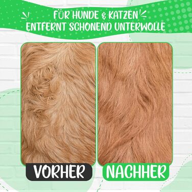 Щітка для вичісування підшерстка собак та котів з довгим хутром Golden Pets - видаляє підшерсток, ковтуни та вузли